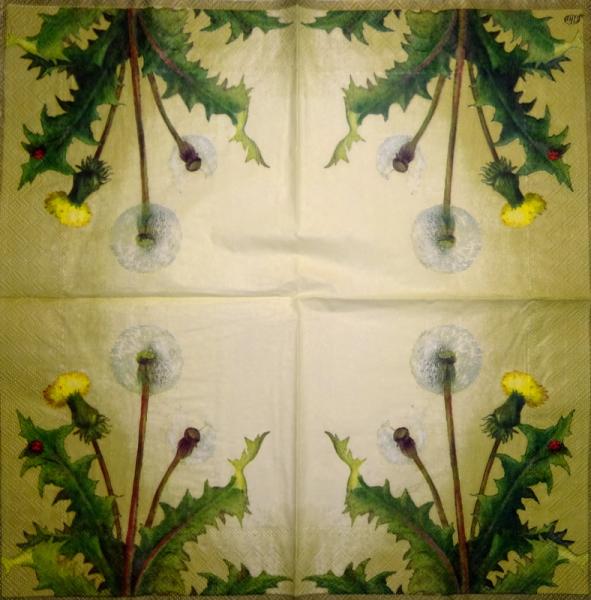 134 Flowers Others - 3 ply (blue) - Ihr